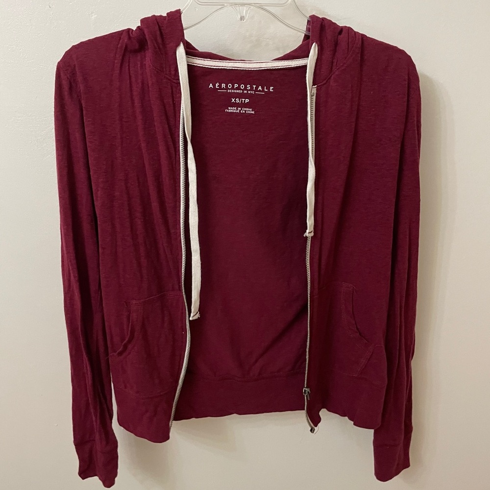 🌼2 for $20🌼 Maroon Zip-up Jacket